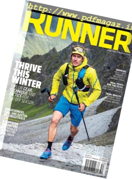 Trail Runner – December 2016 Cover