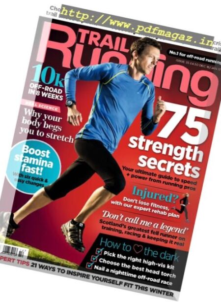 Trail Running – December 2016 – January 2017 Cover