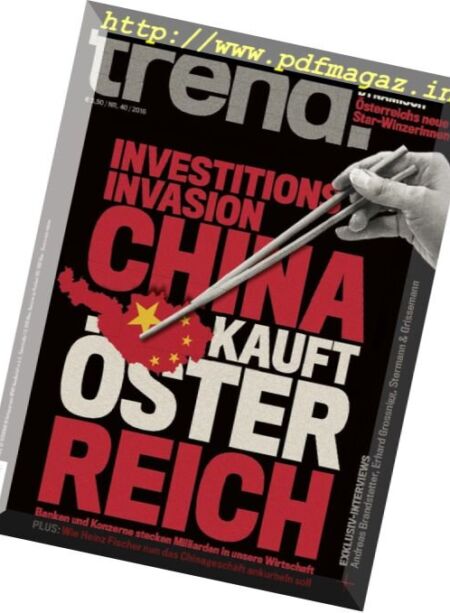 Trend – Nr.40, 2016 Cover