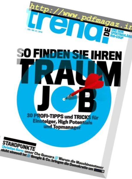 Trend – Nr.41, 2016 Cover