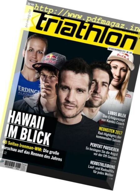 Triathlon – Oktober-November 2016 Cover