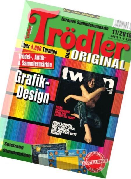 Trodler Original – November 2016 Cover