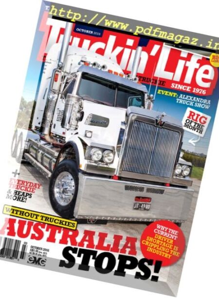 Truckin’ Life – October 2016 Cover