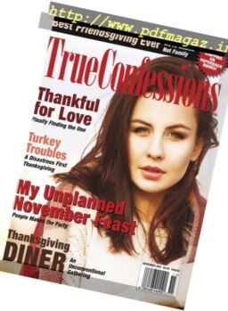 True Confessions – November 2016
