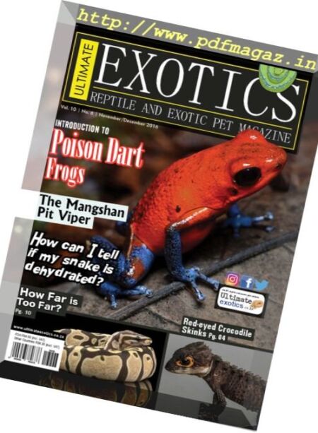 Ultimate Exotics – November-December 2016 Cover