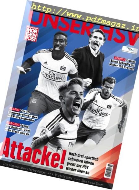 Unser HSV – Sommer 2016 Cover