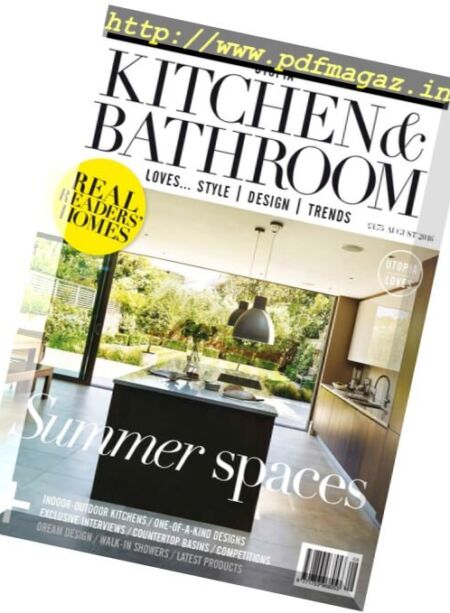 Utopia Kitchen & Bathroom – August 2016 Cover