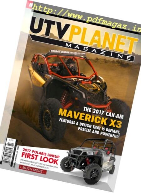UTV Planet – October-December 2016 Cover