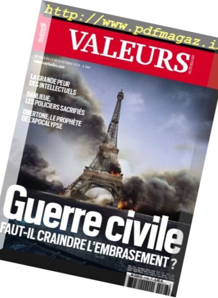 Valeurs Actuelles – 13 au 19 Octobre 2016 Cover