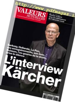Valeurs Actuelles – 29 Octobre au 5 Septembre 2016