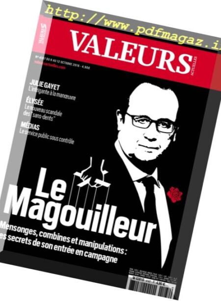 Valeurs Actuelles – 6 au 12 Octobre 2016 Cover