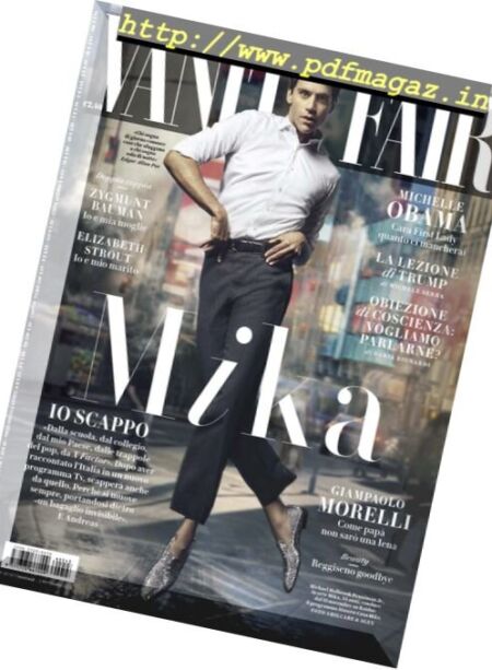Vanity Fair Italia – 2 Novembre 2016 Cover