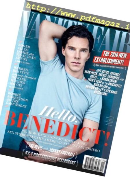 Vanity Fair USA – November 2016 Cover