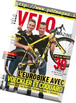 Velo Magazine – Octobre 2016
