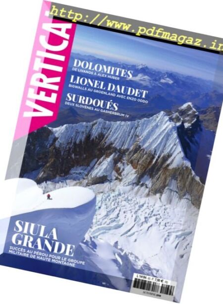 Vertical Magazine – Automne 2016 Cover