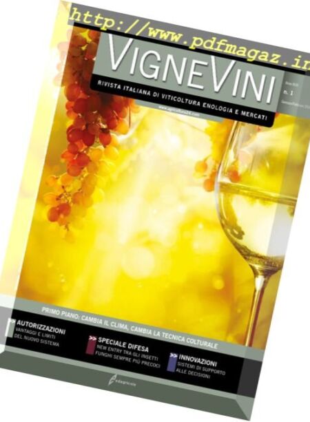 Vigne Vini – Gennaio-Febbraio 2016 Cover