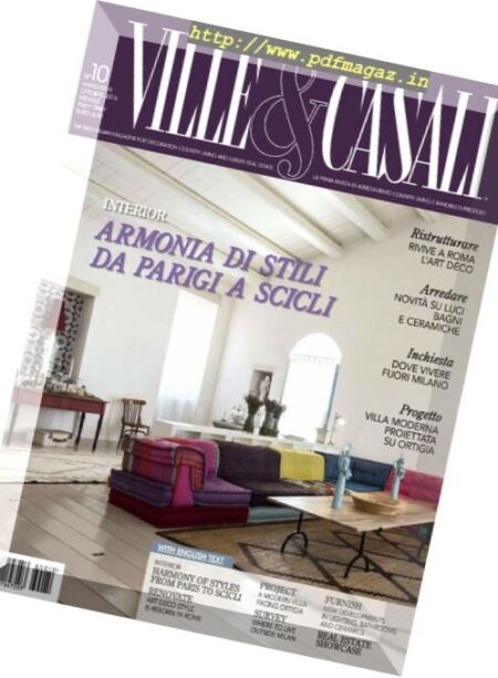 Ville & Casali – Ottobre 2016 Cover