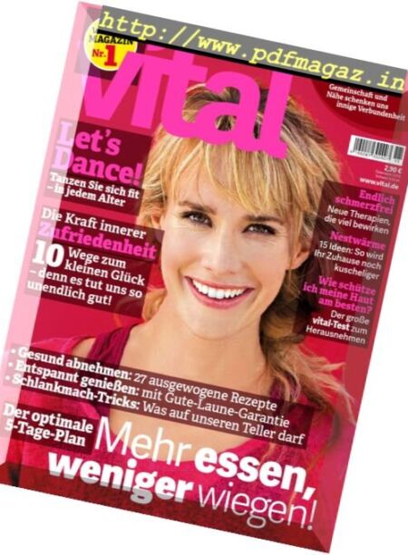 Vital Germany – November 2016 Cover