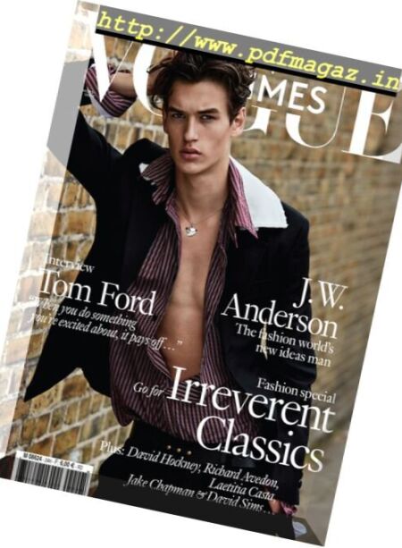 Vogue Hommes – Hors-Serie – Issue 24, 2016 Cover