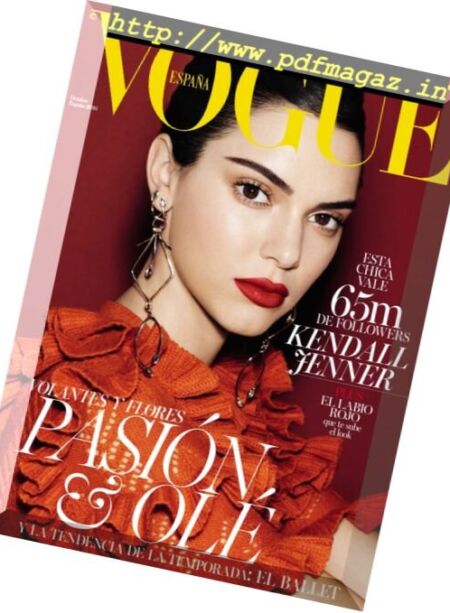 Vogue Spain – Octubre 2016 Cover
