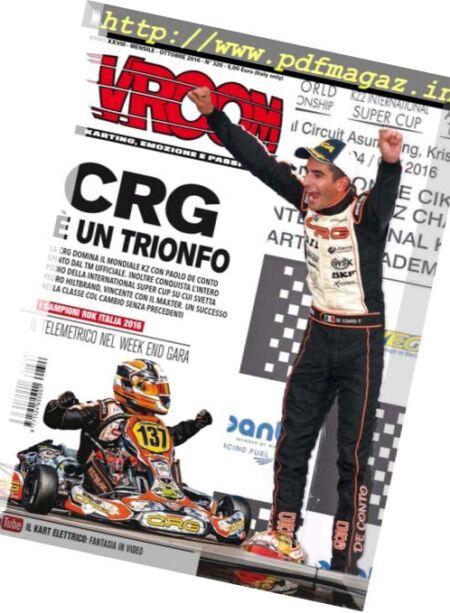 Vroom Italia – Ottobre 2016 Cover