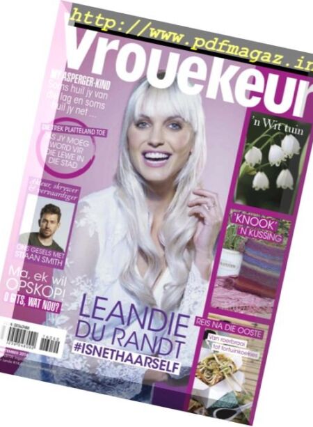 Vrouekeur – 30 September 2016 Cover