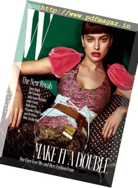 W Magazine – October 2016 Cover