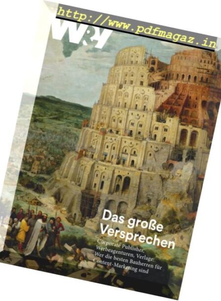 W&V – 26 September 2016 Cover