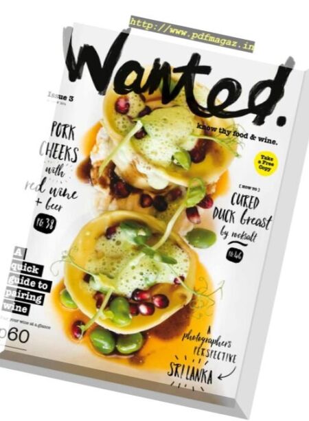 Wanted. Magazine – Issue 3, October 2016 Cover