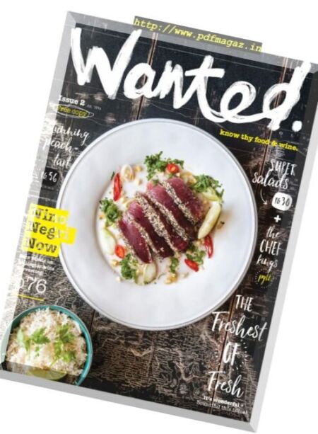 Wanted. Magazine – July 2016 Cover