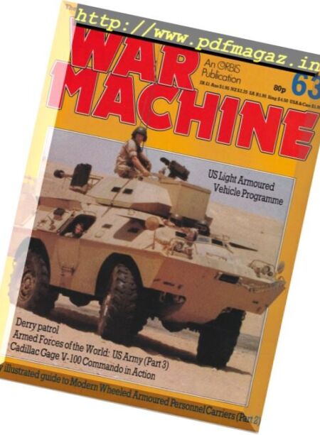 War Machine – N 63, 1984 Cover