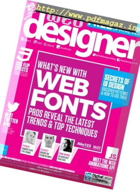 Web Designer – Issue 254, 2016 Cover