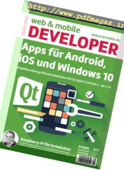 Web und Mobile Developer Germany – August 2016