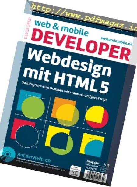 Web und Mobile Developer Germany – Juli 2016 Cover