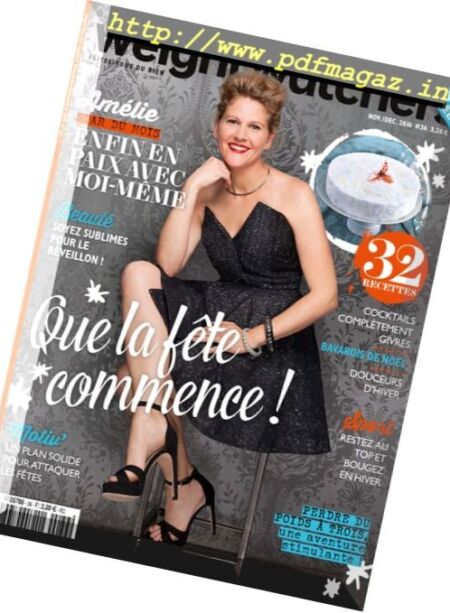 Weight Watchers France – Novembre-Decembre 2016 Cover