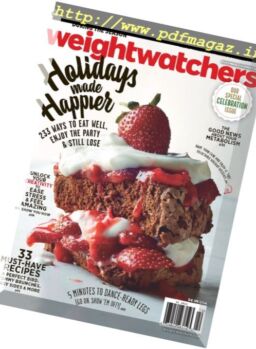 Weight Watchers – November-December 2016