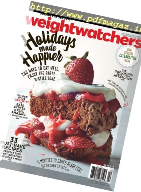 Weight Watchers – November-December 2016 Cover