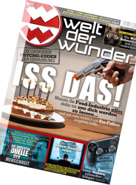 welt der wunder – Oktober 2016 Cover