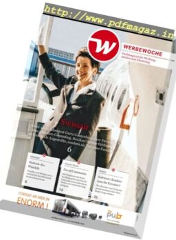 Werbewoche – 21 Oktober 2016