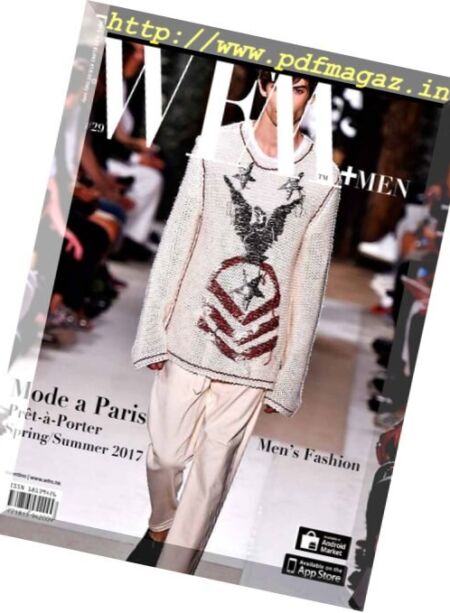 WFM Men – Spring-Summer 2017 Cover