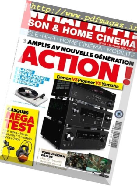 What Hi-Fi France – Octobre 2016 Cover