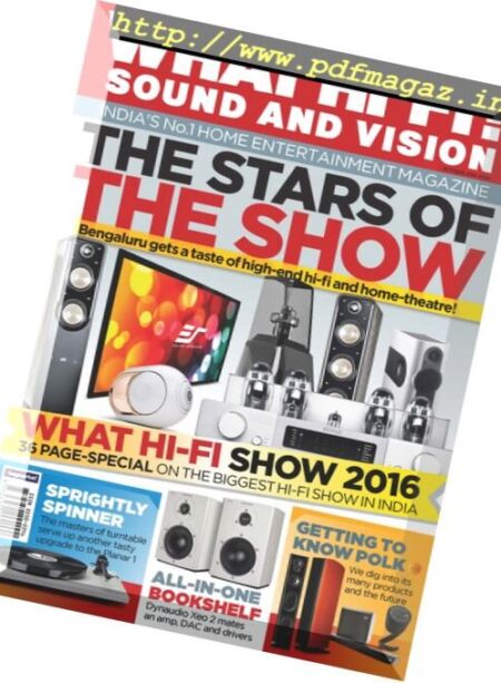 What Hi-Fi India – October 2016 Cover