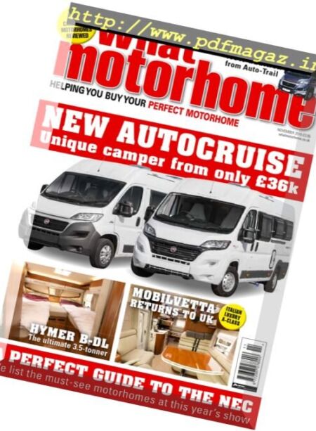 What Motorhome – November 2016 Cover