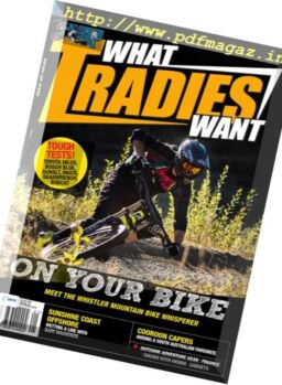 What Tradies Want – October-November 2016
