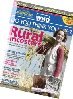 Who Do You Think You Are – November 2016