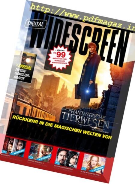 Widescreen – November 2016 Cover