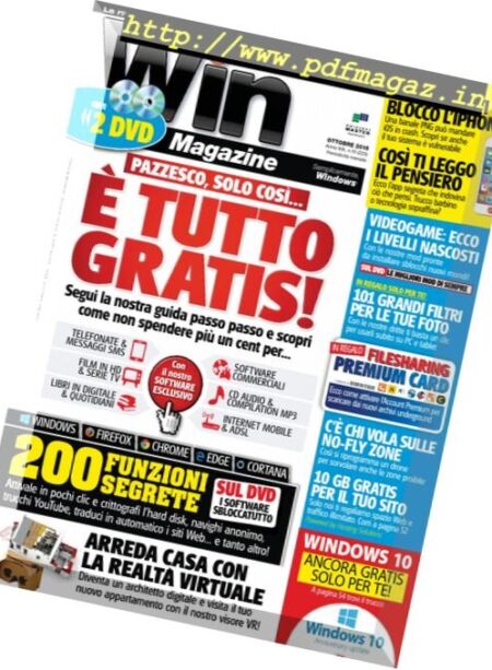 Win Magazine – Ottobre 2016 Cover
