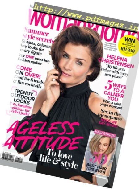 Woman & Home South Africa – November 2016 Cover