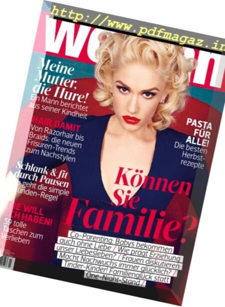 Woman Germany – 10 November 2016 Cover