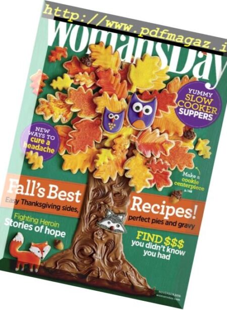 Woman’s Day USA – November 2016 Cover